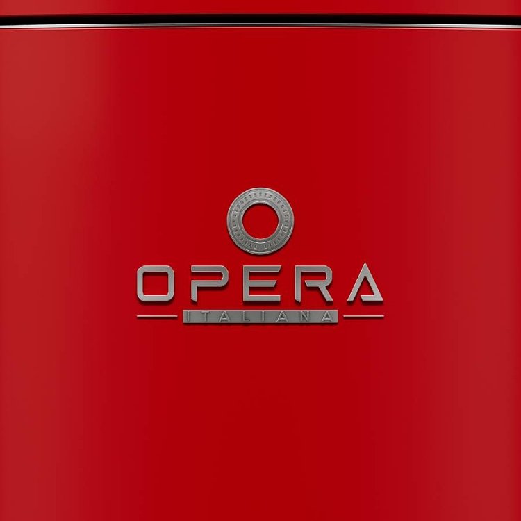 OPERA ITALIANA OFRMC70R MORRICONE Ψυγειοκαταψύκτης CLASSIC ROSSO 190.2x71x76