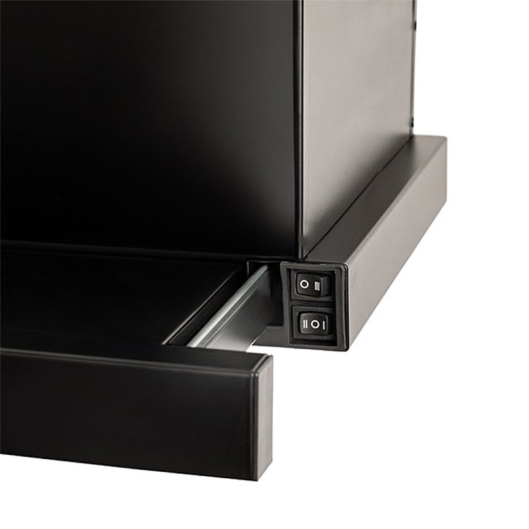 DAVOLINE OMEGA PLUS BLACK 60 Απορροφητήρας Συρόμενος 801012107