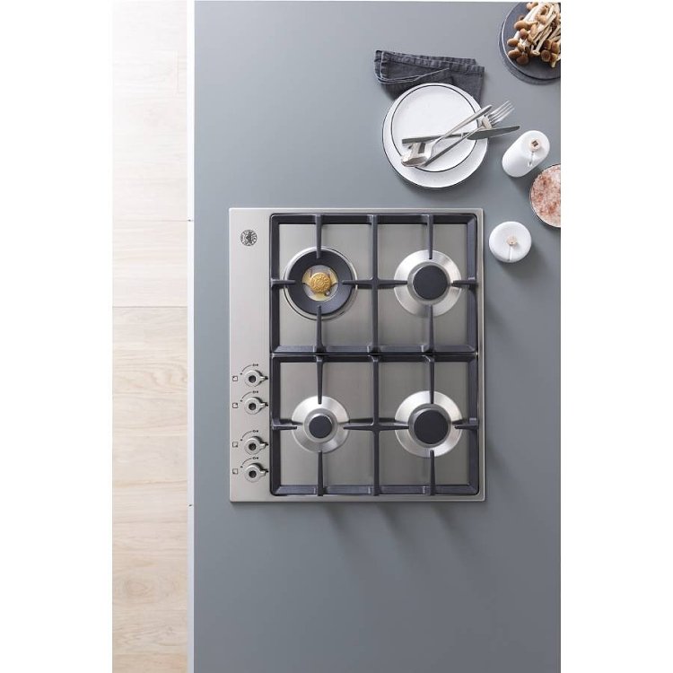 BERTAZZONI P60 4L PRO X GN Εστία Φυσικού Αερίου 60cm Inox