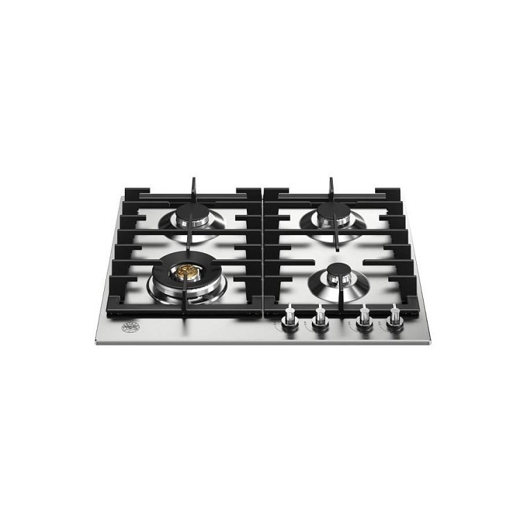 BERTAZZONI P60 4L MOD X GN Εστία Φυσικού Αερίου 60cm Inox