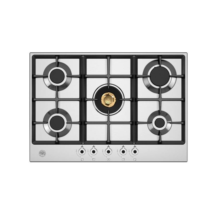 BERTAZZONI P75 5C PRO X GN Εστία Φυσικού Αερίου 75cm Inox