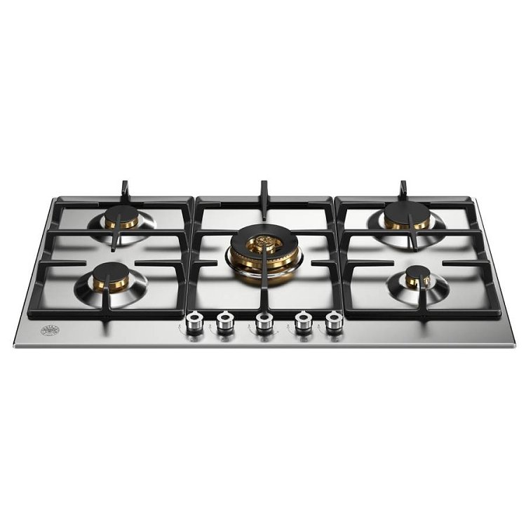 ΕΣΤΙΑ BERTAZZONI P90 5C PRO X LPG Εστία Υγραερίου 90cm Inox