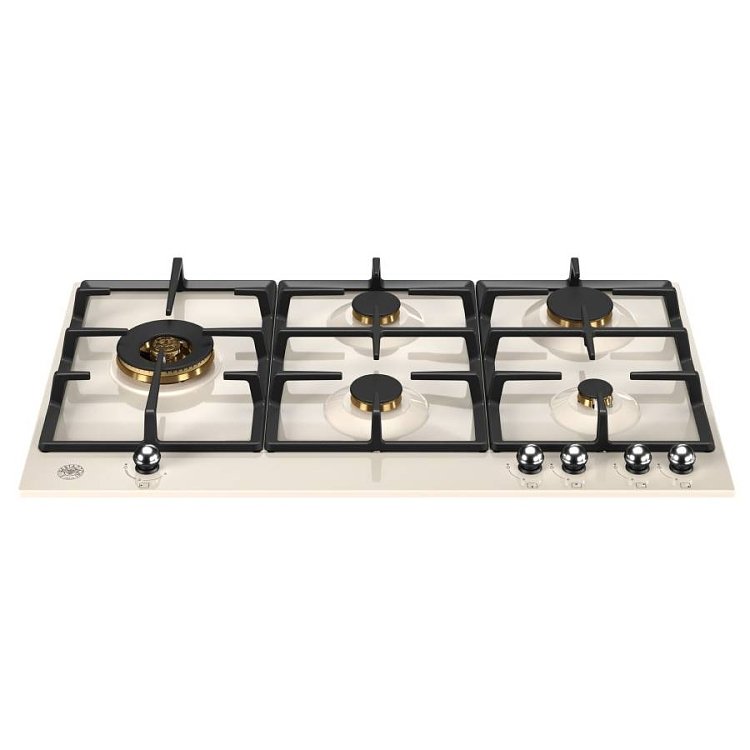 BERTAZZONI P90 5L HER AX GN Εστία Φυσικού Αερίου 90cm Μπεζ