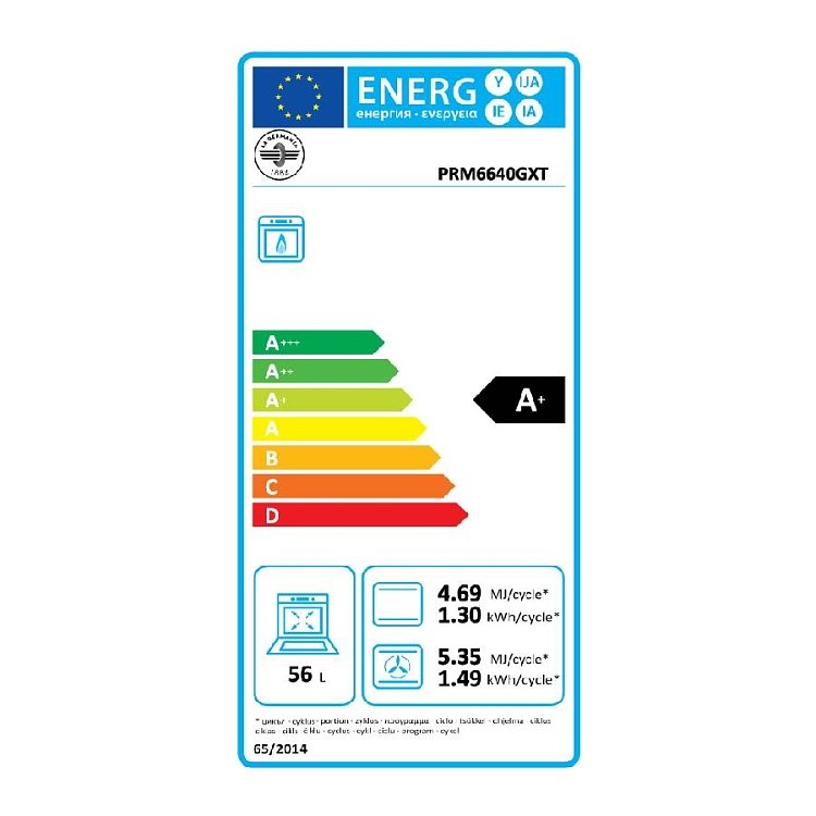LA GERMANIA PRM66 40G X T LPG Κουζίνα Υγραερίου 60cm Inox
