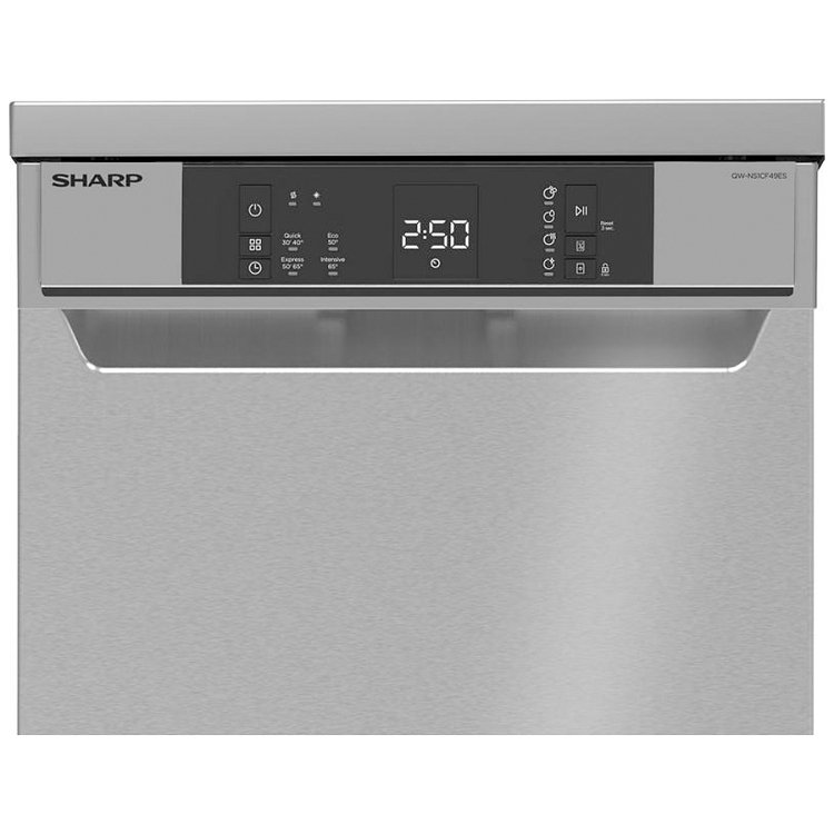 Sharp QW-NS1CF49ES Πλυντήριο Πιάτων Inox 45cm
