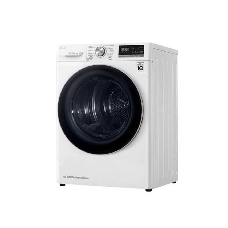 LG RC80V9AV3W Στεγνωτήριο Λευκό 8kg