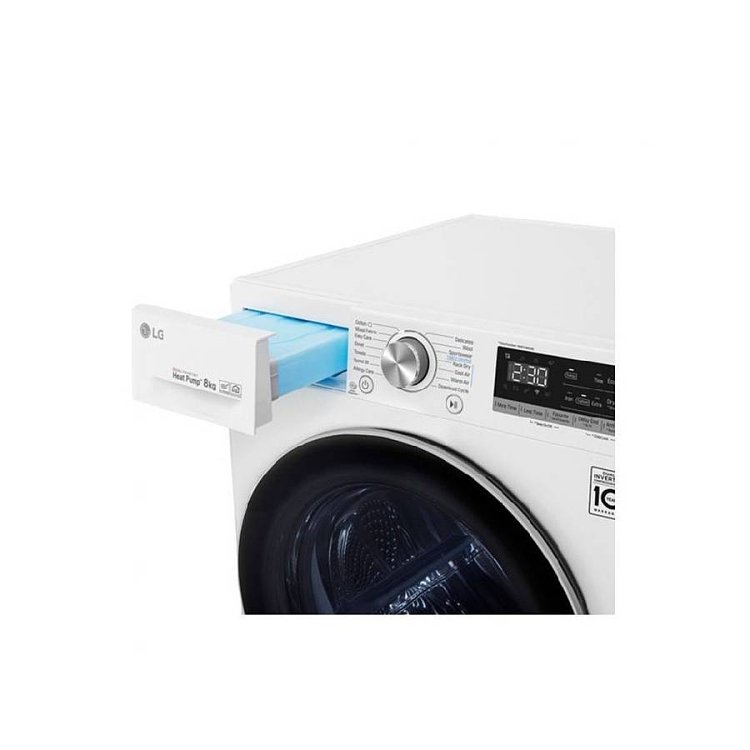 LG RC80V9AV3W Στεγνωτήριο Λευκό 8kg