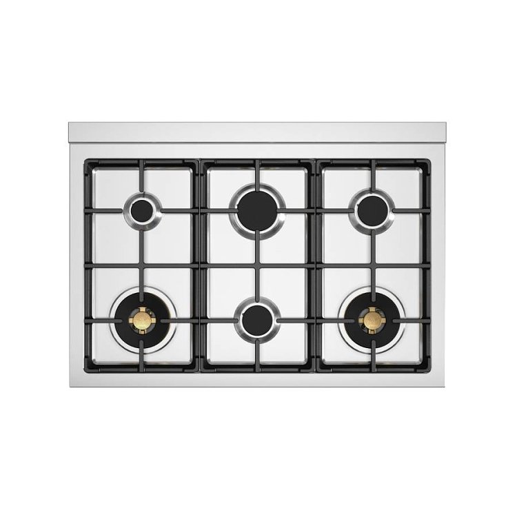 BERTAZZONI RT36 6 PRO X GN Εστία Φυσικού Αερίου 92cm Inox