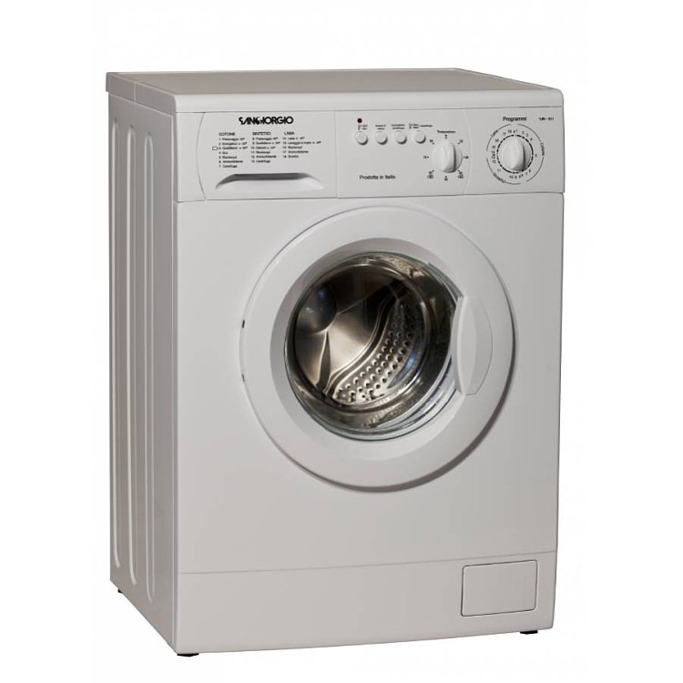 SanGiorgio S5611C Πλυντήριο Ρούχων Λευκό 8kg