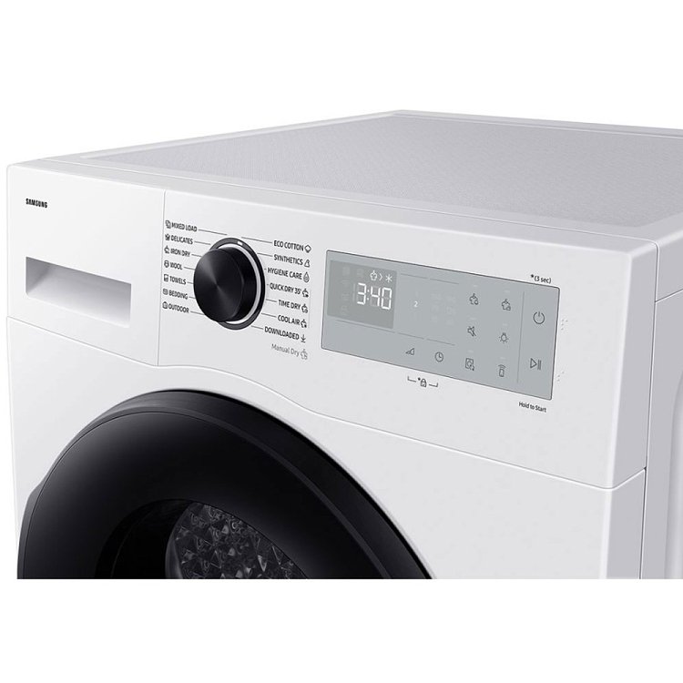 SAMSUNG DV90DG52A0AHLE Στεγνωτήριο Λευκό 9kg