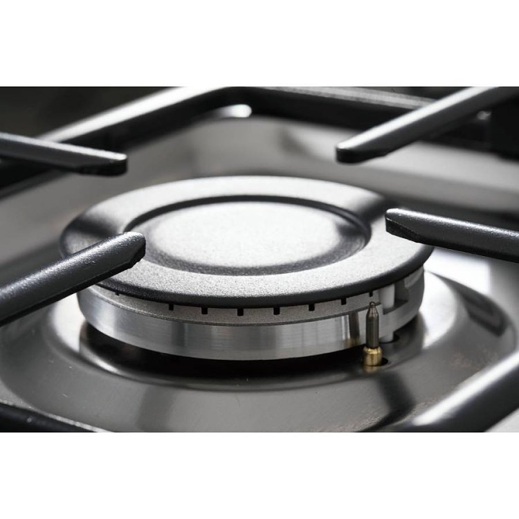 LA GERMANIA SE96 5 E X/24 GN Κουζίνα Μικτή Φυσικού Αερίου 90cm Inox