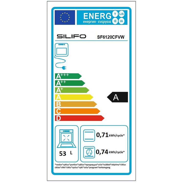 Σετ SILIFO SF6120CFVW & SF6664 Κουζίνα & Απορροφητήρας Συρόμενος 89269