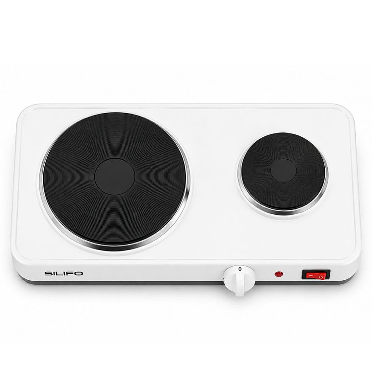 SILIFO SF6644 Εμαγιέ Εστία Λευκή 1950W