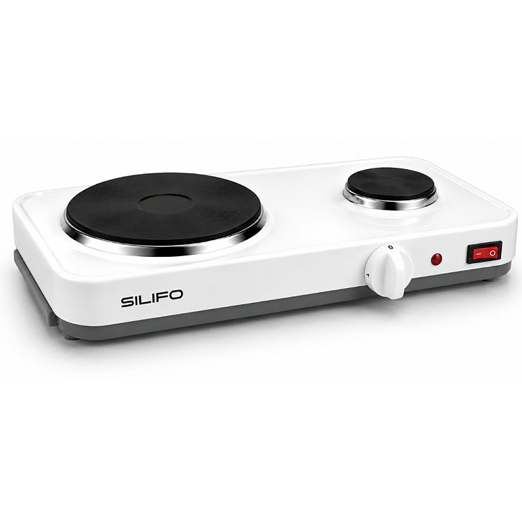 SILIFO SF6644 Εμαγιέ Εστία Λευκή 1950W