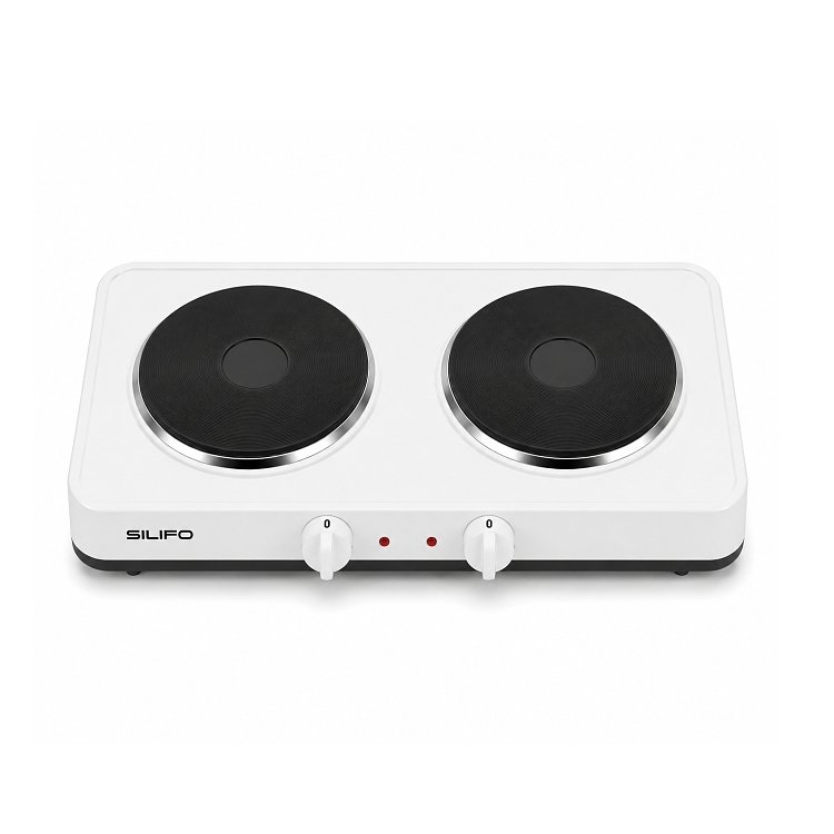 SILIFO SF6655 Εμαγιέ Εστία Λευκή 2500W