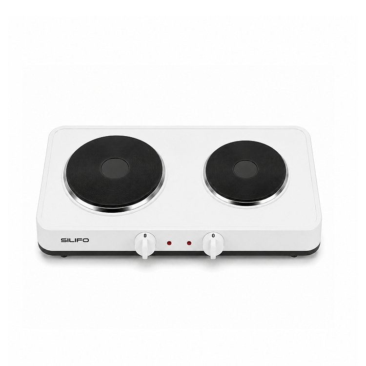 SILIFO SF6655 Εμαγιέ Εστία Λευκή 2500W