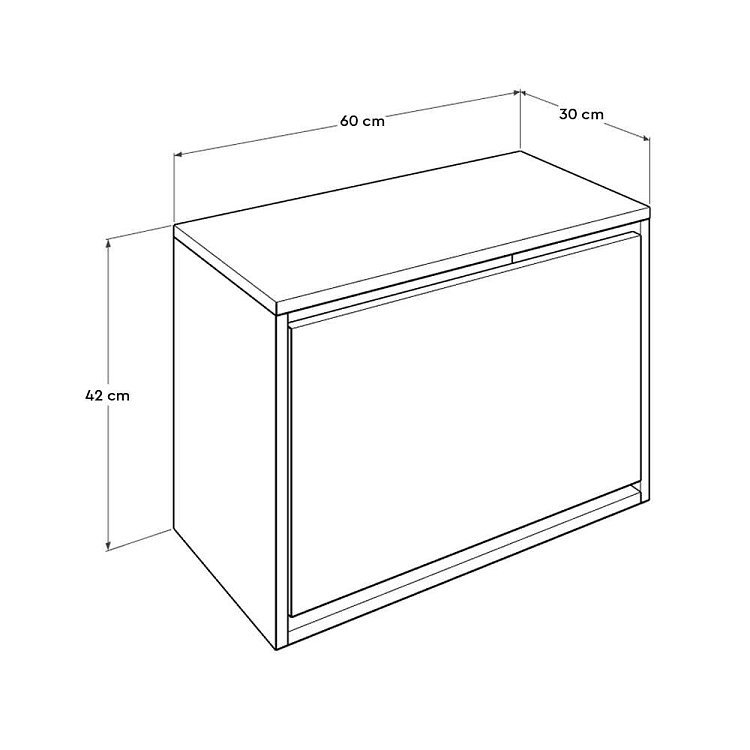 Παπουτσοθήκη Step v6 latte 60x42x30 SHC-110-LL-1