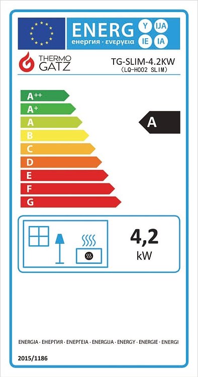 THERMOGATZ Slim TG-SLIM-4.2KW Σόμπα Υγραερίου 4200W 02.204.199