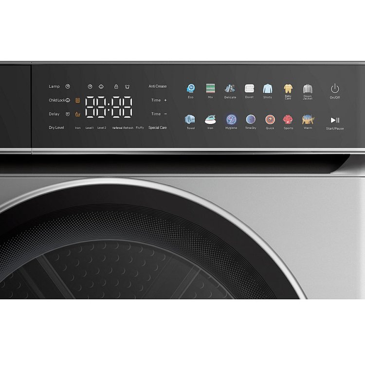 Finlux TDF10HIGH14END Στεγνωτήριο Inox 10kg