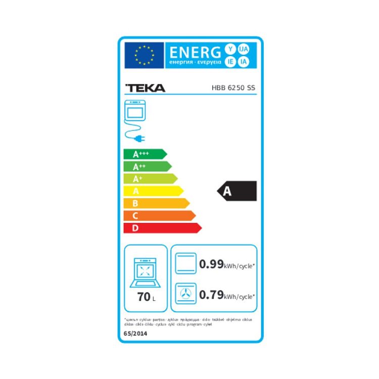 Σετ TEKA  HBB 6250 SS & TBC 64120 TCS BK Φούρνος & Εστία