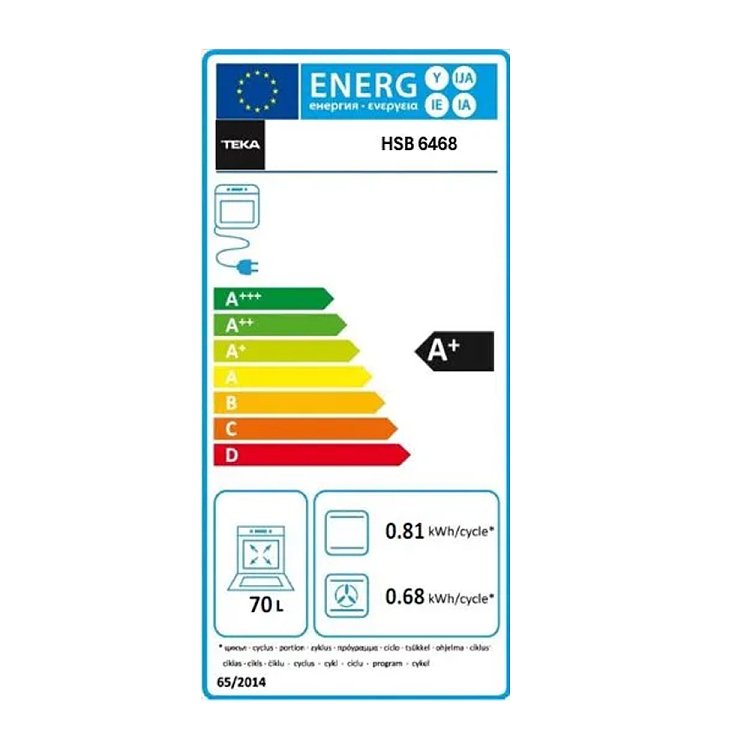 Σετ TEKA HSB 6468 SS & TBC 64010 TTC Φούρνος & Κεραμική Εστία