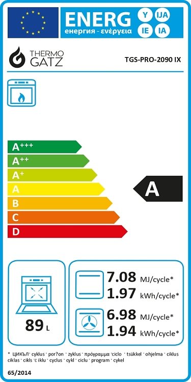 THERMOGATZ TGS PRO 2090 IX Κουζίνα Υγραερίου 90cm Inox