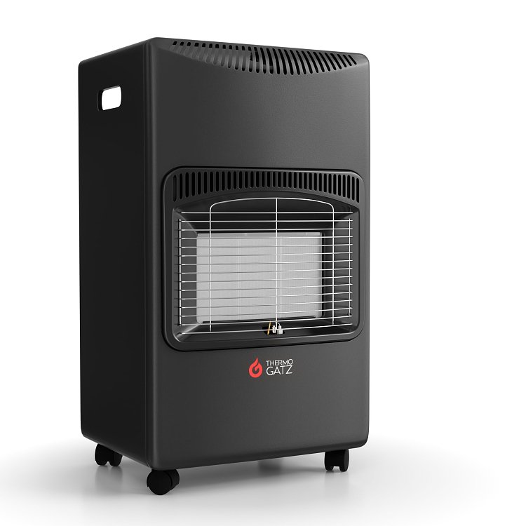 THERMOGATZ TG 4100 Σόμπα Υγραερίου 4100W Μαύρη 02.204.037