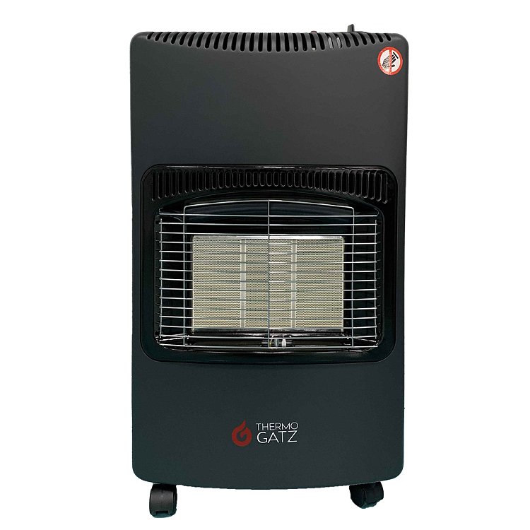 THERMOGATZ TG-FLD-4.2KW Σόμπα Υγραερίου 4200W Μαύρη 02.204.069