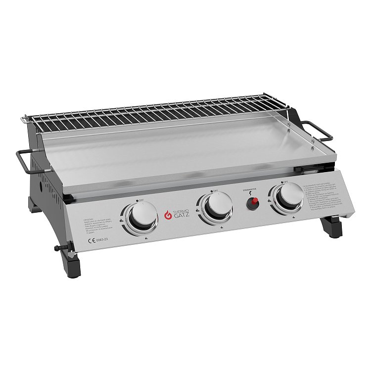 THERMOGATZ TGPL-SS 53 Grill Υγραερίου Plancha Inox 03.313.400
