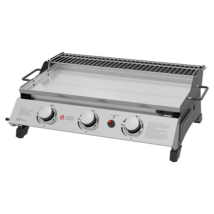 THERMOGATZ TGPL-SS 53 Grill Υγραερίου Plancha Inox 03.313.400