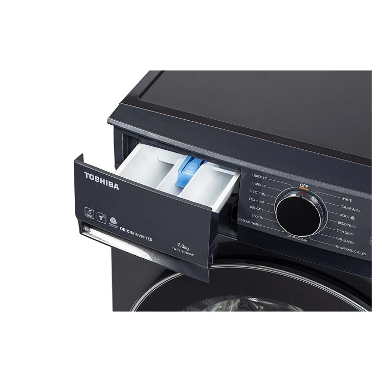 Πλυντήριο ρούχων Toshiba TW-T21BU80UWBK(MG) 7kg Inox