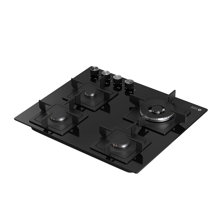 THERMOGATZ TGC 2460 GL Εστία Υγραερίου 60cm Μαύρη 04.405.222