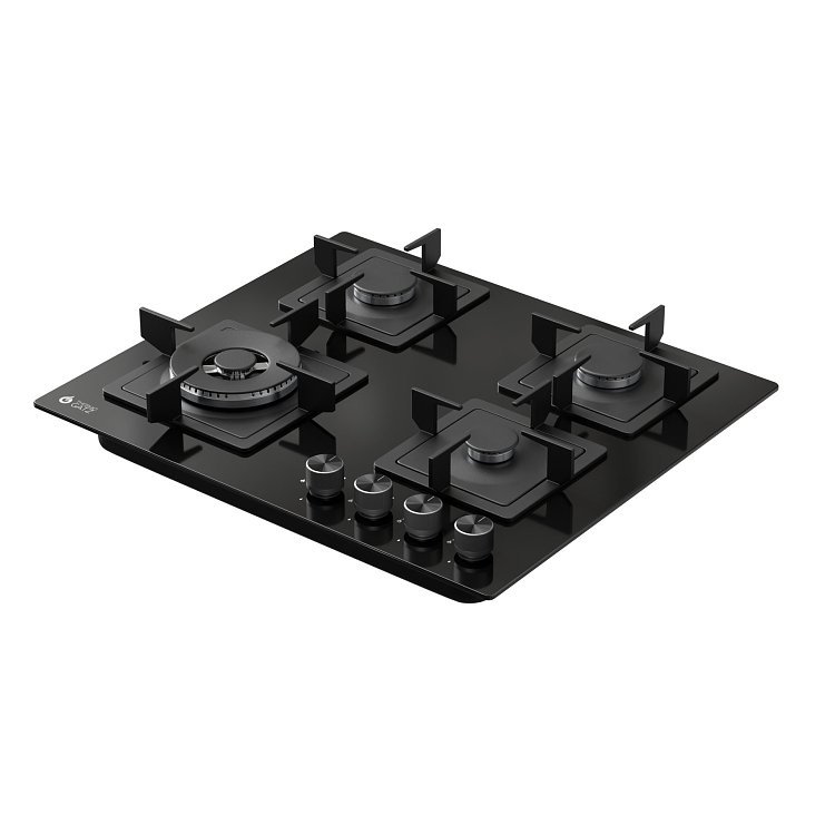 THERMOGATZ TGC 2460 GL Εστία Υγραερίου 60cm Μαύρη 04.405.222