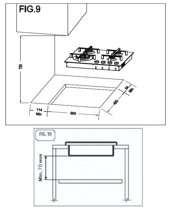 THERMOGATZ TGC 6014 IX Εστία Υγραερίου 60cm Inox 04.405.224