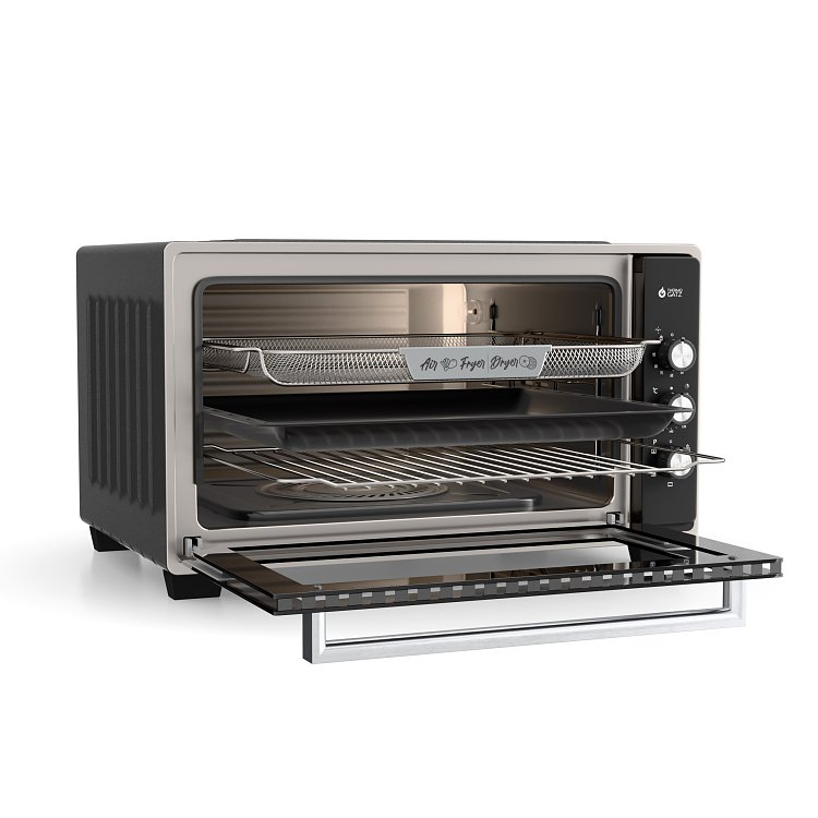 Thermogatz TGS MULTI 1255 BL Ηλεκτρικό Φουρνάκι Μαύρο 50lt