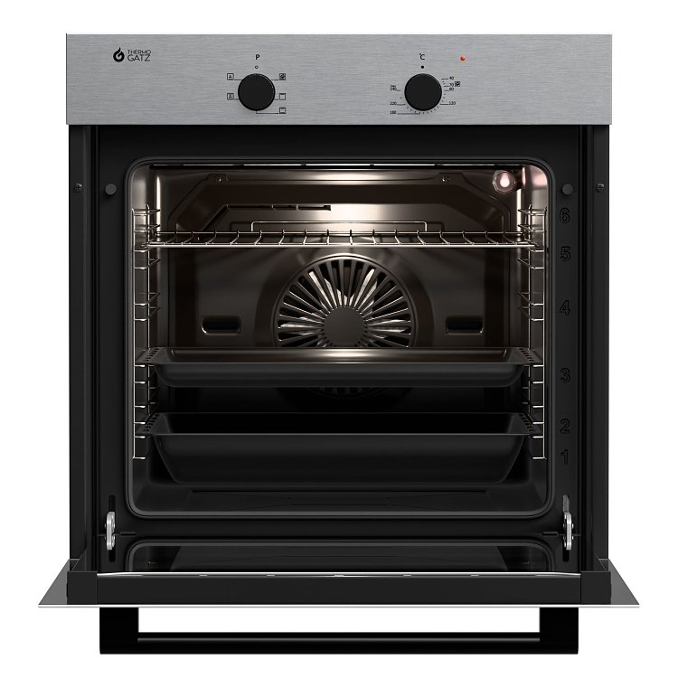 THERMOGATZ TGS 1180 XL Φούρνος άνω Πάγκου 80lt Inox 04.405.212