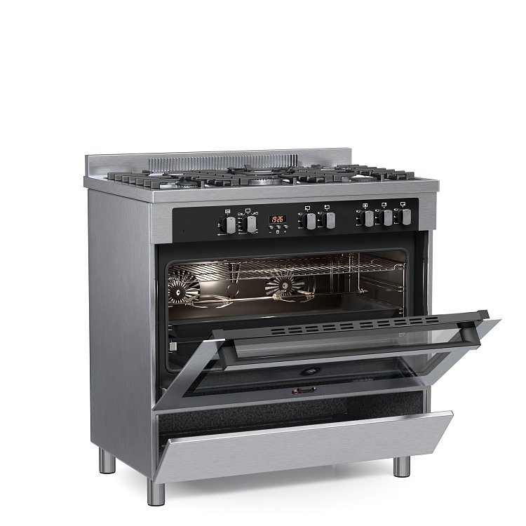 THERMOGATZ TGS PRO 2090 IX Κουζίνα Υγραερίου 90cm Inox