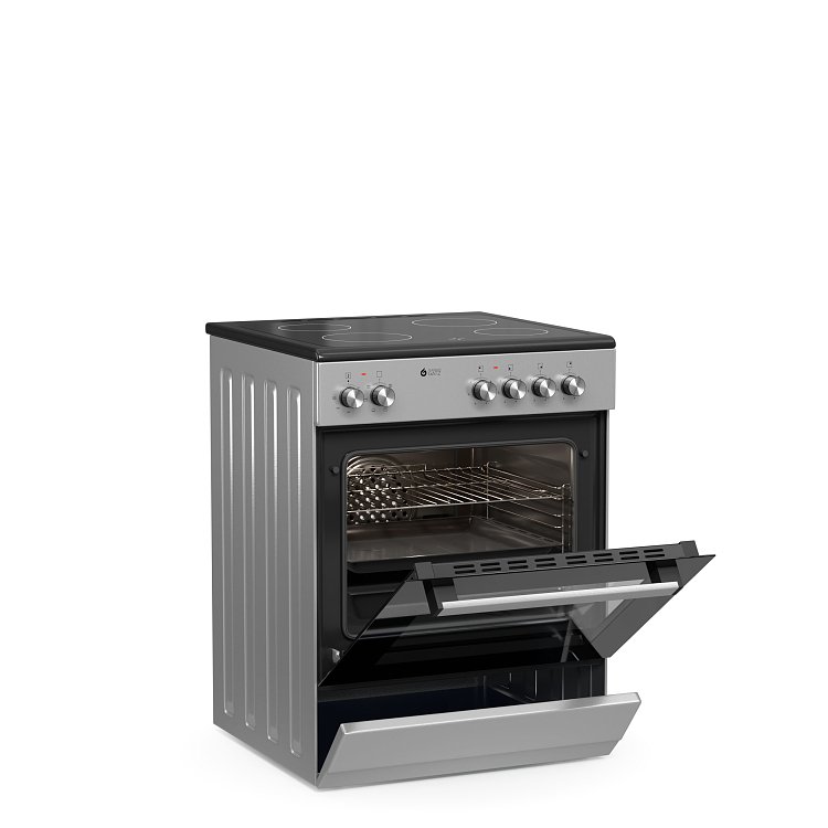 THERMOGATZ TGS CER600 S Ηλεκτρική Κουζίνα Κεραμική 60cm Inox 04.402.055