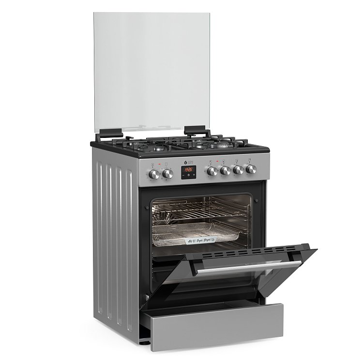 THERMOGATZ TGS 3980 IX Κουζίνα Μικτή 60cm Inox 04.401.729