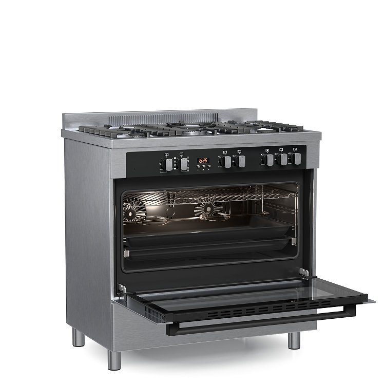 THERMOGATZ TGS PRO 2030 IX Κουζίνα Μικτή 90cm Inox 04.401.698