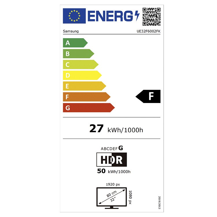 SAMSUNG UE32F6002 32" FHD