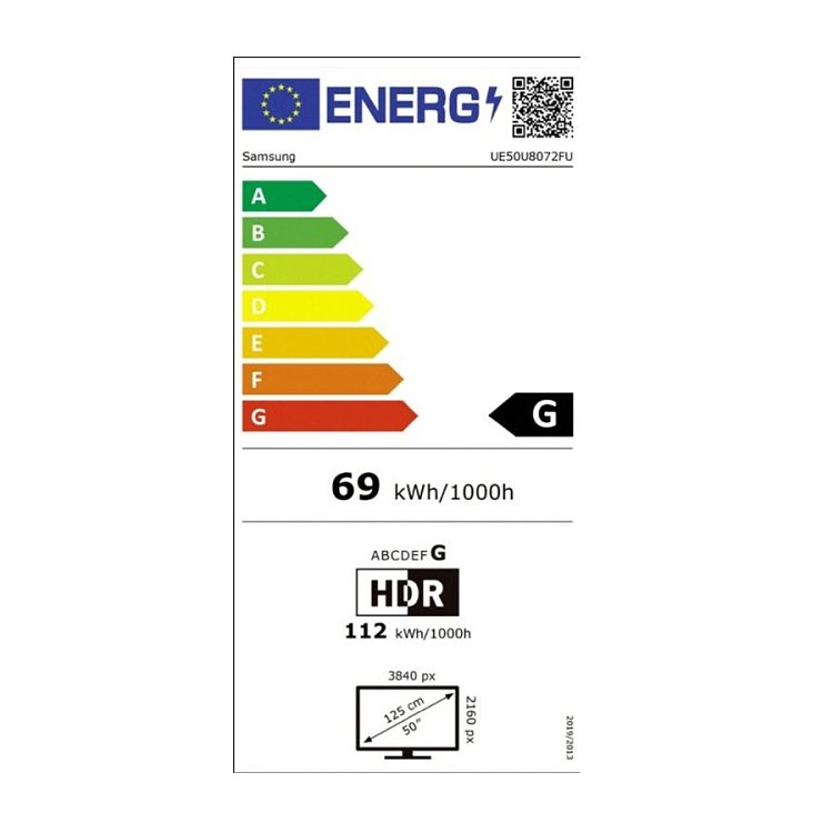 SAMSUNG UE50U8072FUXXH Τηλεόραση Smart 50" 4K UHD LED