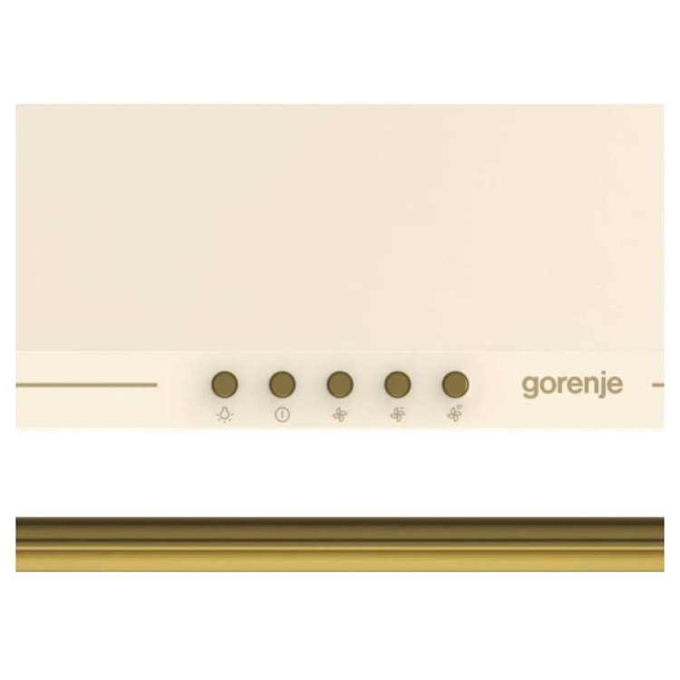 GORENJE WHC63CLI Απορροφητήρας Καμινάδα 60cm Μπεζ 065037601 (4 Έτη Εγγύηση)