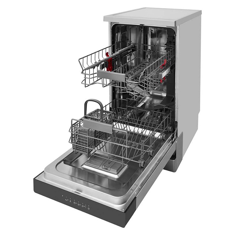 Whirlpool WSFC 3M17 X Πλυντήριο Πιάτων Inox 45cm
