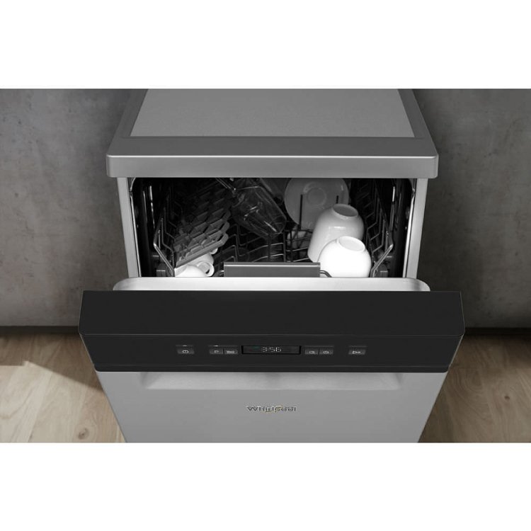 Whirlpool WSFC 3M17 X Πλυντήριο Πιάτων Inox 45cm