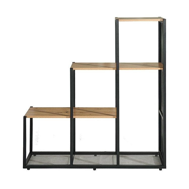 ΒΙΒΛΙΟΘΗΚΗ-ΡΑΦΙΕΡΑ ΜΕΤΑΛΛΙΚΗ Fylliana Edge 2276 SONOMA-ARTISAN ΧΡΩΜΑ 106x33x112εκ 0033-223-002
