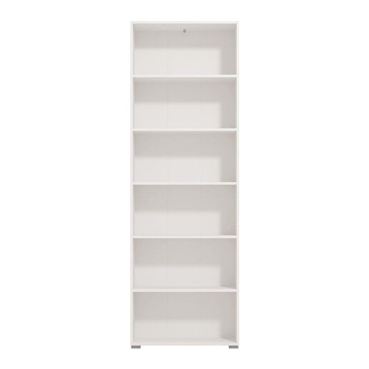 ΒΙΒΛΙΟΘΗΚΗ TOMAR 6 ΛΕΥΚΟ 70x24,5x211,5εκ 11011440