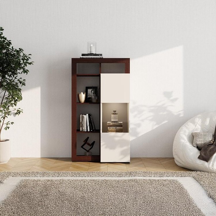 ΒΙΤΡΙΝΑ ARGYLL 1K 1VS OP 138 CASHMERE ΜΕ DARK TAILOR OAK ΧΡΩΜΑ 77x35x138εκ 11015795