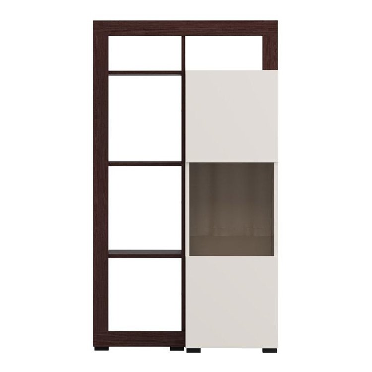 ΒΙΤΡΙΝΑ ARGYLL 1K 1VS OP 138 CASHMERE ΜΕ DARK TAILOR OAK ΧΡΩΜΑ 77x35x138εκ 11015795
