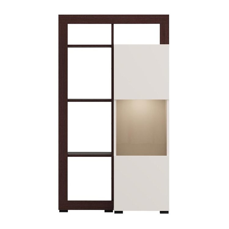 ΒΙΤΡΙΝΑ ARGYLL 1K 1VS OP 138 CASHMERE ΜΕ DARK TAILOR OAK ΧΡΩΜΑ 77x35x138εκ 11015795